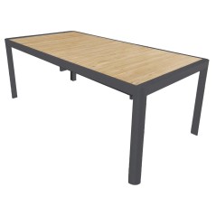 tavolo alluminio 220/280x100